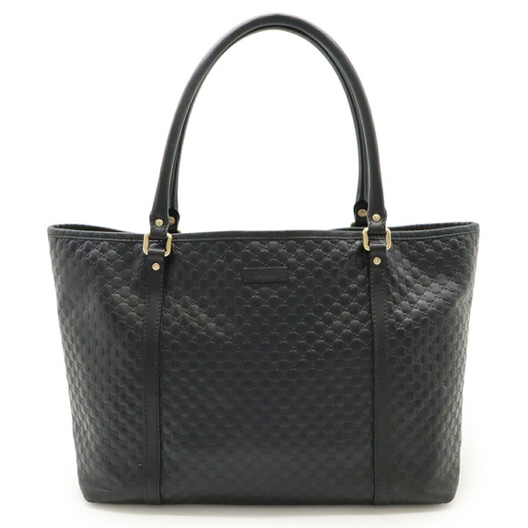 Gucci Handbags - GUCCI Authentic Black Leather Shoulder Bag